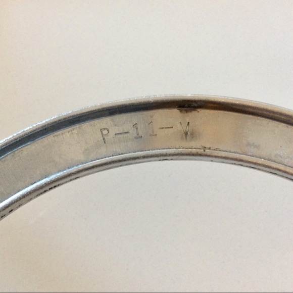 Corningware P-11-M Vintage Platinum Cradle - Picture 5 of 7